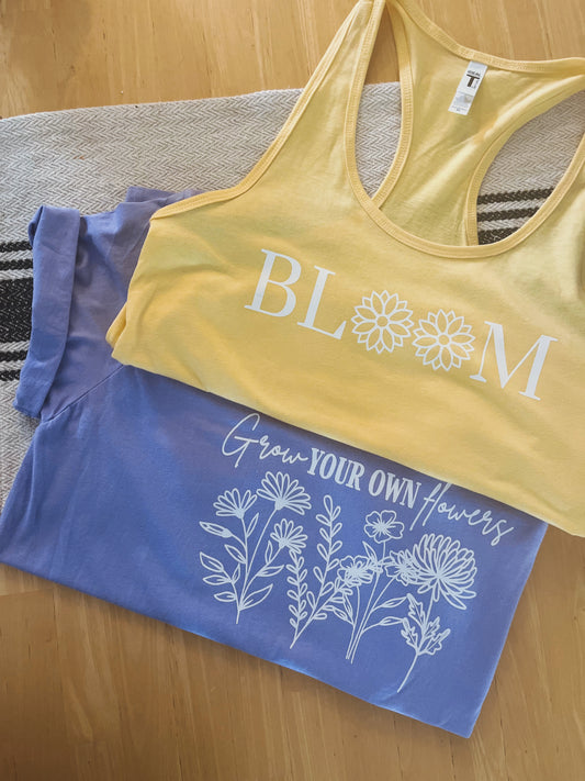 BLOOM Racerback Tank Top