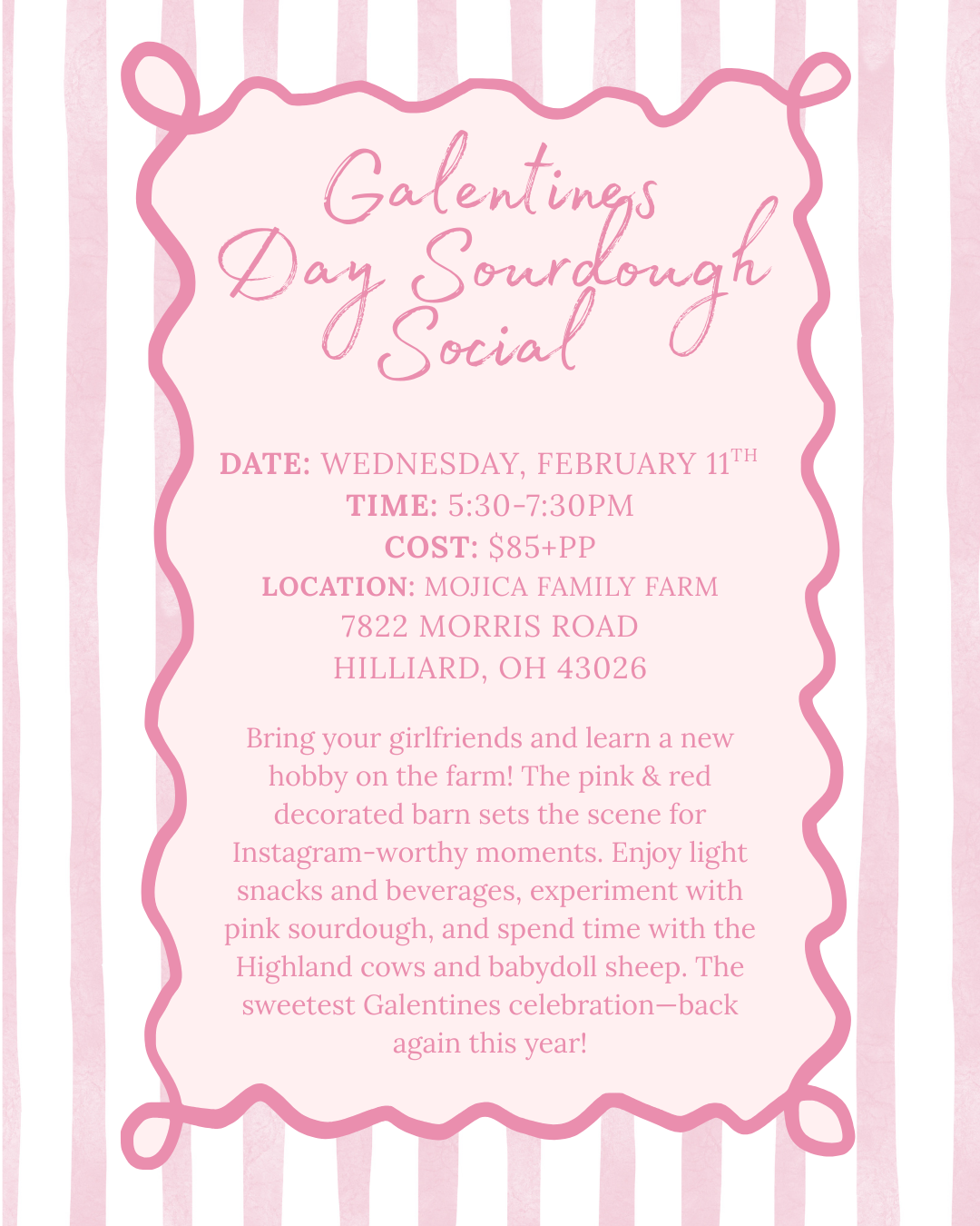 GALENTINES Sourdough 101 @ Mojica Family Farm - February 11th