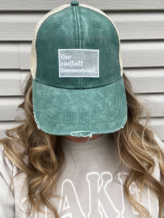 Radloff Homestead Embroidered Distressed Hat