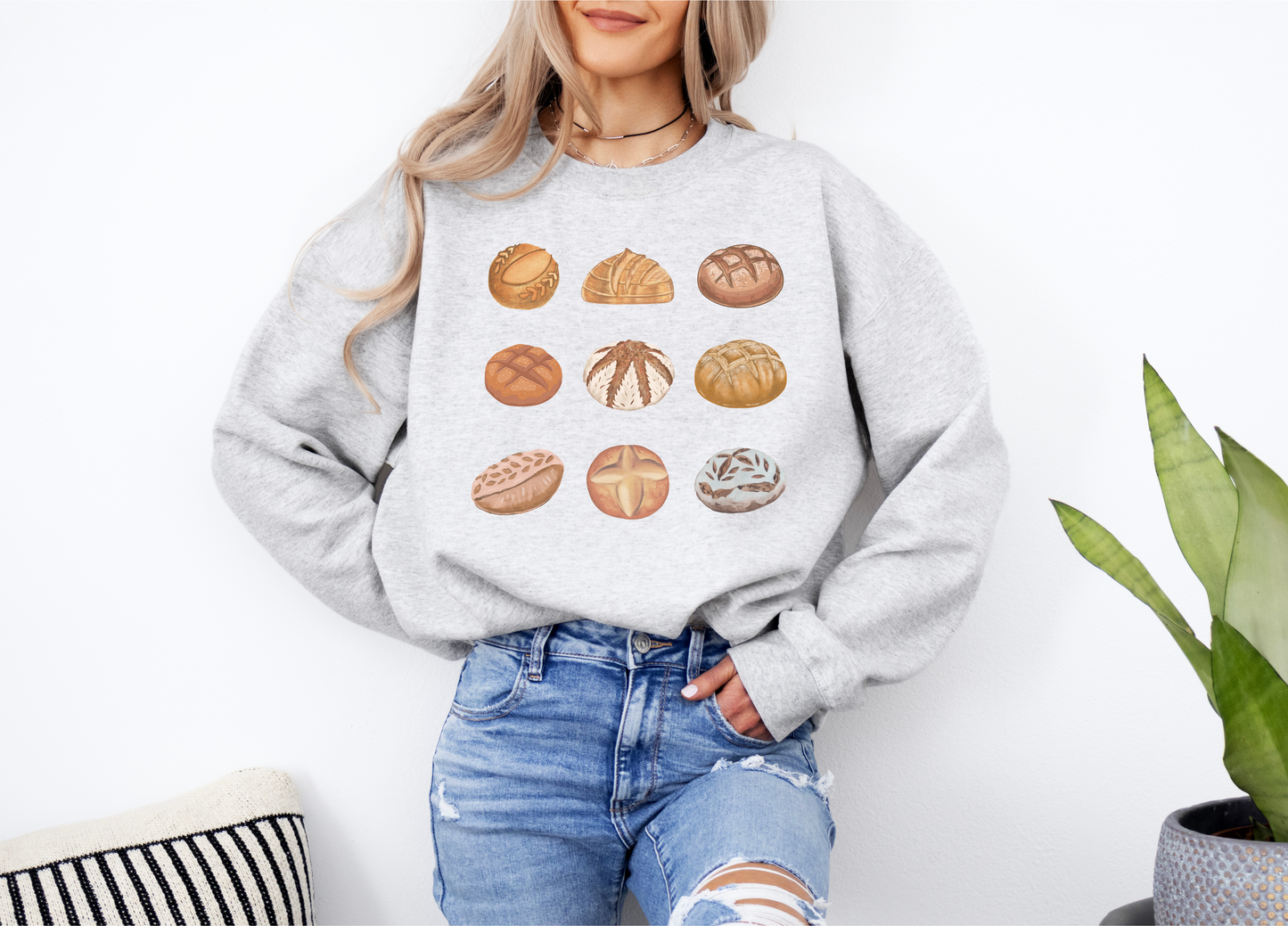 Vintage Wash Sourdough Boule Crewneck