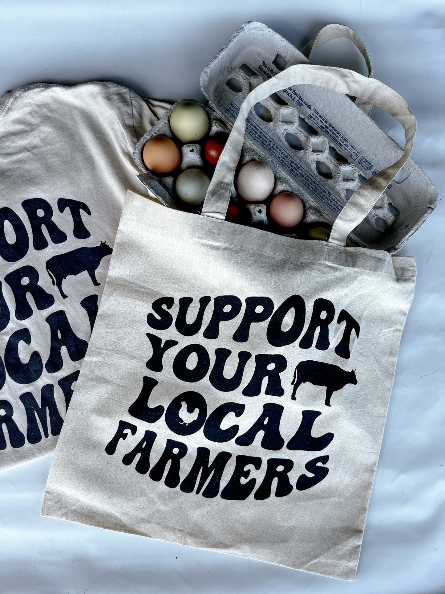 Support Your Local Farmers Canvas Tote